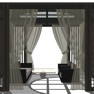 新中式亭子景观