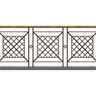 中式铁艺栏杆护栏扶手