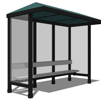 户外街道凉亭广告亭