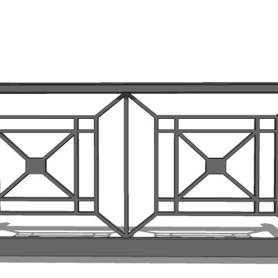 中式铁艺栏杆护栏扶手