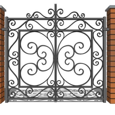 欧式铁艺庭院别墅大门