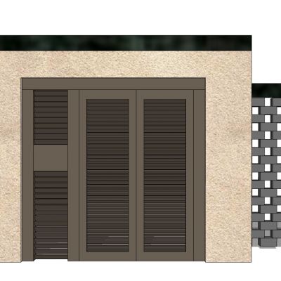 中式别墅庭院建筑