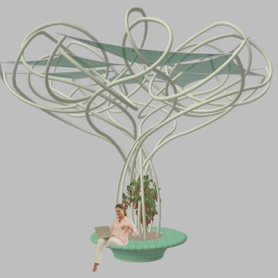 后现代异形膜结构