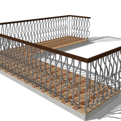 欧式铁艺栏杆护栏扶手