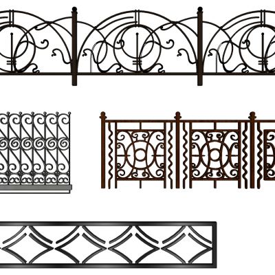 欧式铁艺栏杆护栏扶手