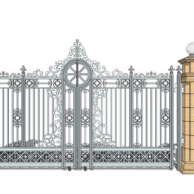 欧式铁艺庭院别墅大门