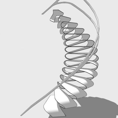现代异形旋转楼梯