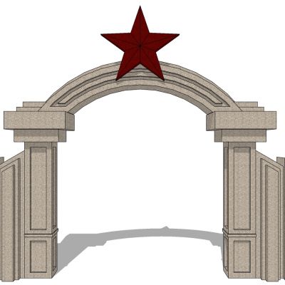 中式别墅庭院建筑