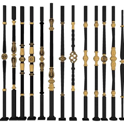 欧式法式铁艺栏杆护栏罗马柱宝瓶栏杆