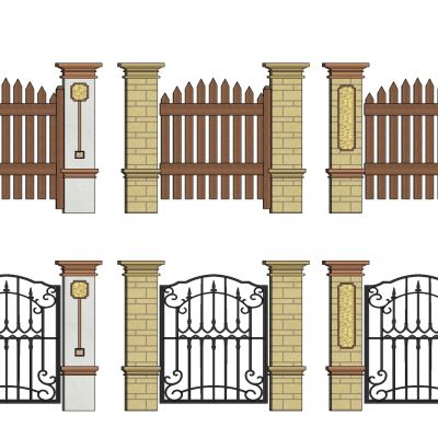 欧式铁艺庭院别墅大门