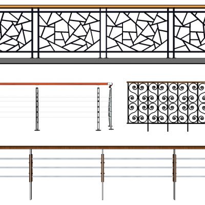 欧式铁艺栏杆护栏扶手