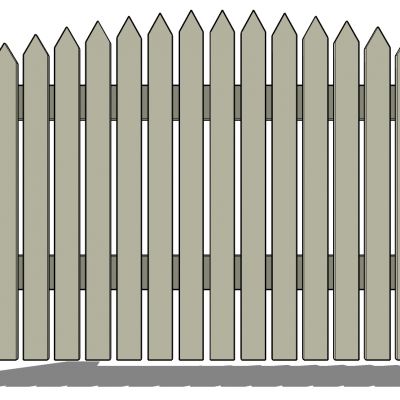 木栅栏护栏大门围墙