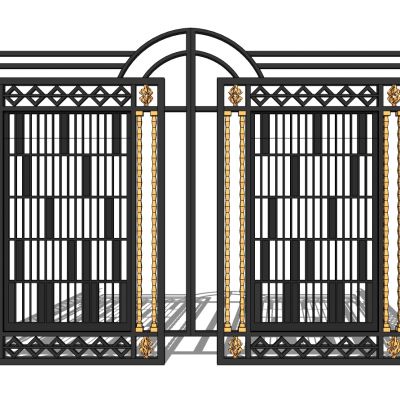 欧式铁艺庭院别墅大门