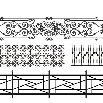 欧式铁艺栏杆护栏扶手