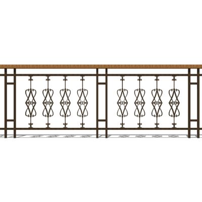欧式铁艺栏杆护栏扶手