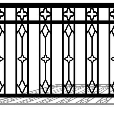欧式铁艺栏杆护栏扶手