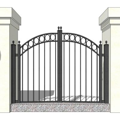 欧式铁艺庭院别墅大门