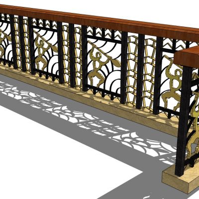 欧式铁艺栏杆护栏扶手