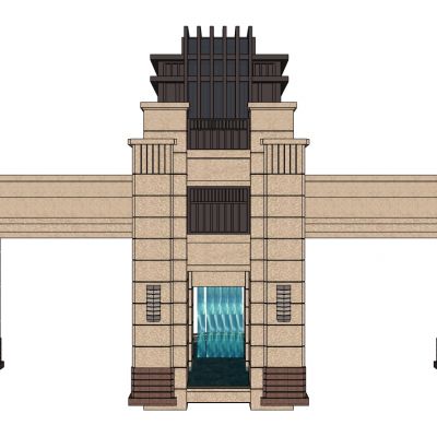 欧式住宅小区入口