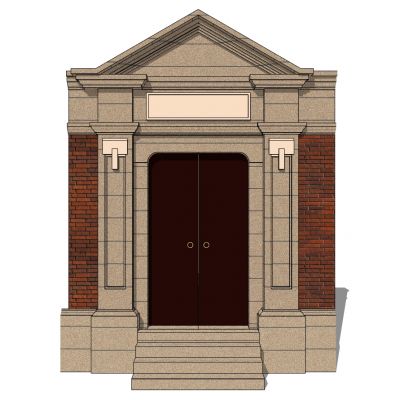 中式别墅庭院建筑