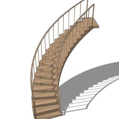 欧式美式木制楼梯栏杆扶手旋转楼梯
