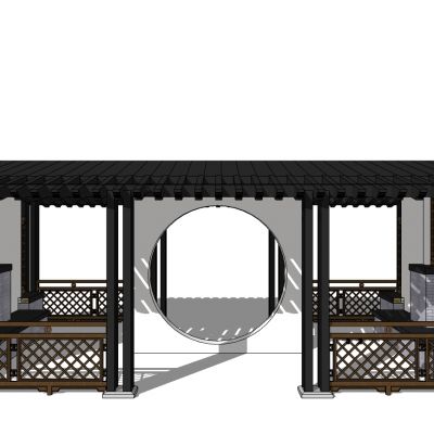新中式凉亭亭子