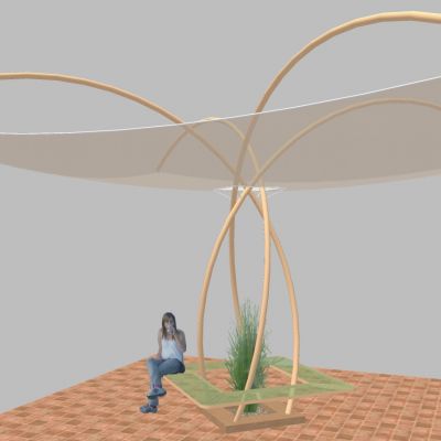 后现代异形膜结构