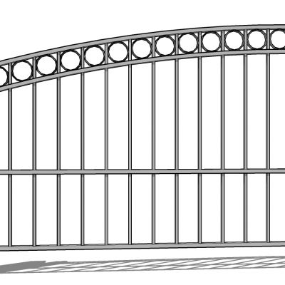 欧式现代铁艺大门围墙护栏