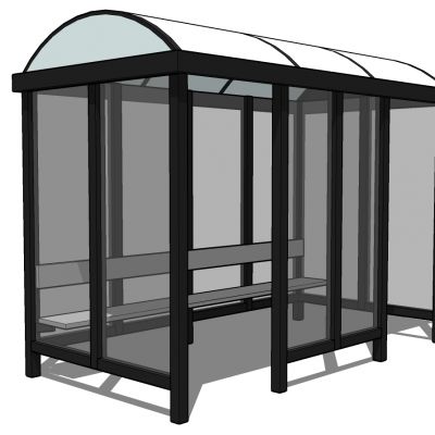 户外街道凉亭广告亭