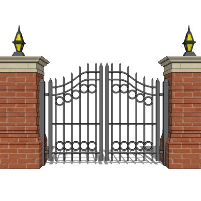 欧式铁艺庭院别墅大门
