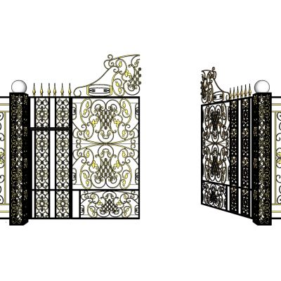 欧式铁艺大门