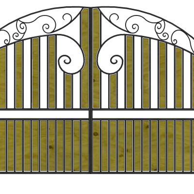 欧式铁艺庭院别墅大门