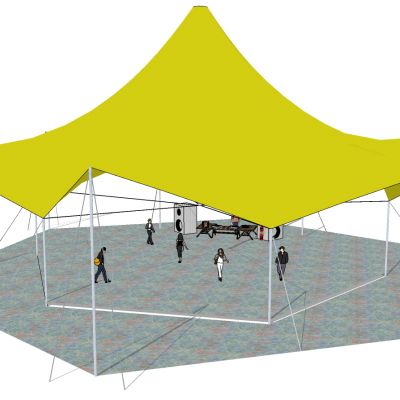 张拉膜帐篷马戏棚