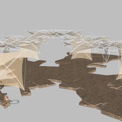 后现代异形膜结构