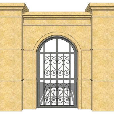 欧式铁艺庭院别墅大门