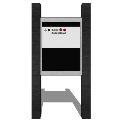 商场商业道路指示牌标