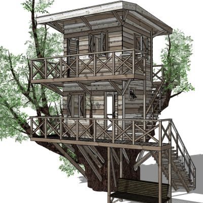 树屋小木屋