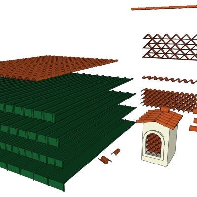 屋顶琉璃瓦片屋瓦彩钢瓦