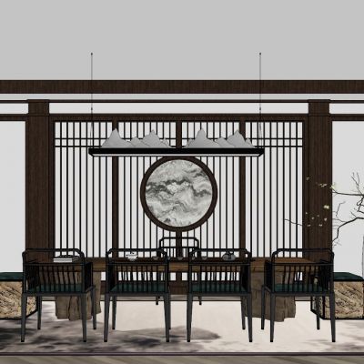 新中式泰式中式茶室