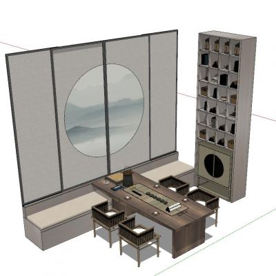 中式日式泰式新中式茶室