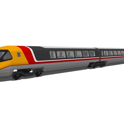 轨道列车火车高铁地铁轨道交通