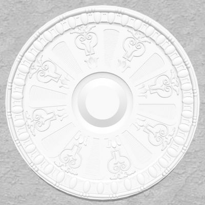 欧式法式圆形石膏雕花灯盘灯座