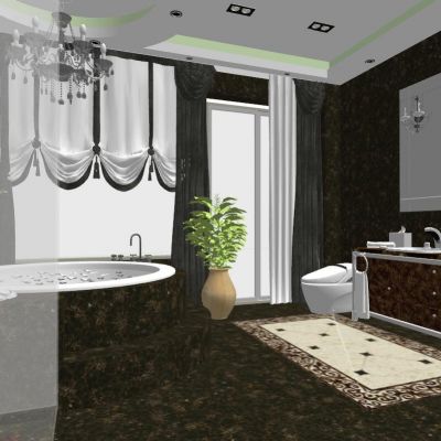 简欧式美式卫生间