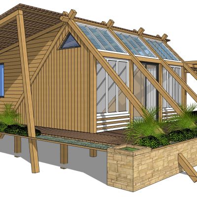 山村民宿度假小木屋