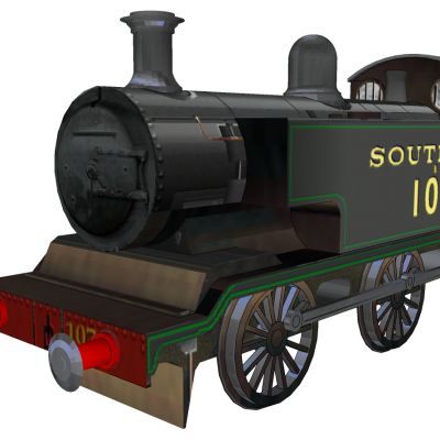 老式火车货车车头