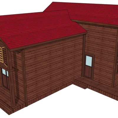 山村民宿度假小木屋