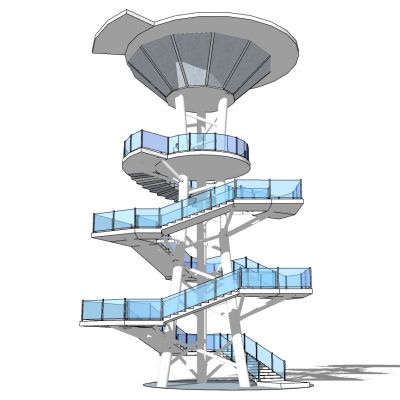 现代异形瞭望塔