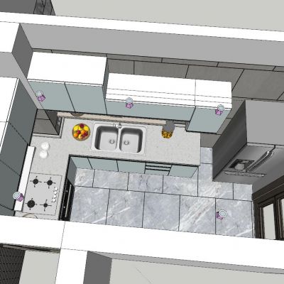 现代北欧工业风厨房