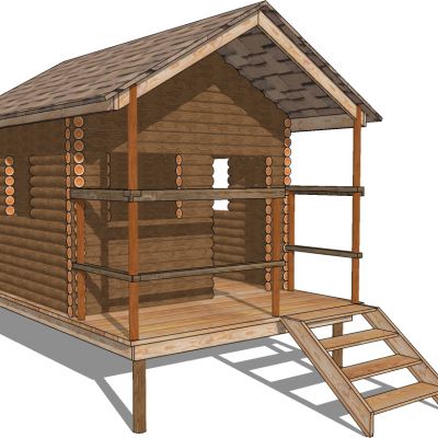 山村民宿度假小木屋