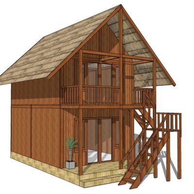 山村民宿度假小木屋